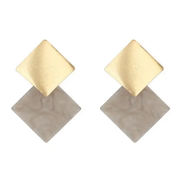 

Fashion gold yiwu acrylic earrings for women wholesale N2011051, Colors