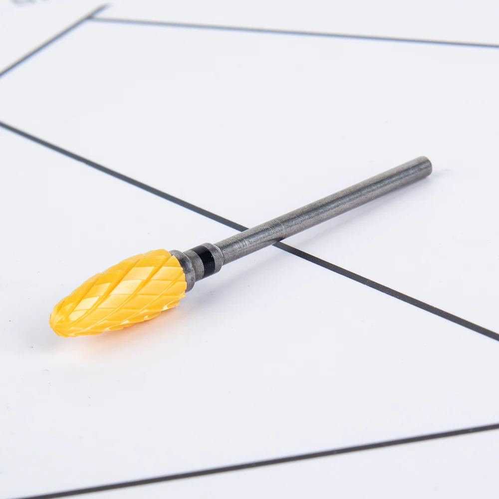 

Colorful Pedicure Manicure Abrasive Electric Nail Drill Bit Ceramic Taper Radius C, Black,white,blue,pink