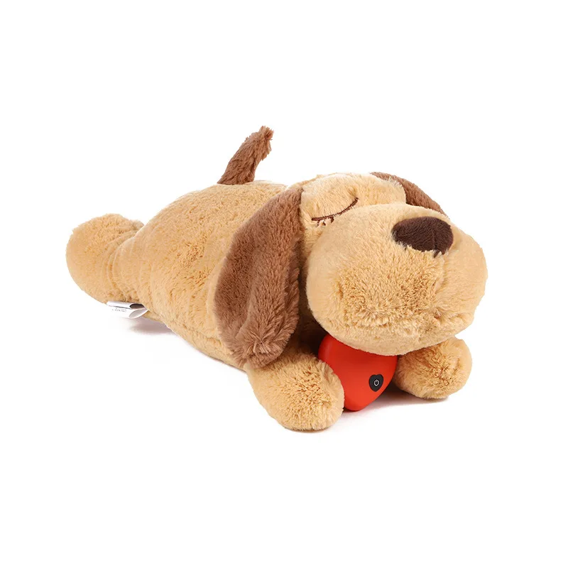 

High Quality Pet Snuggle Love Soothe Anxiety Puppy Behavioral Aid Plush Cat Dog Toy With Heartbeat