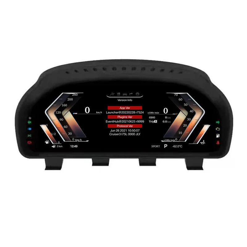 

12.3'' instrument panel car digital cluster virtual cockpit For BMW 5/6/7 Series F01 F02 F03 F04 F10 F07 X3 X4 X5 X6 speedometer