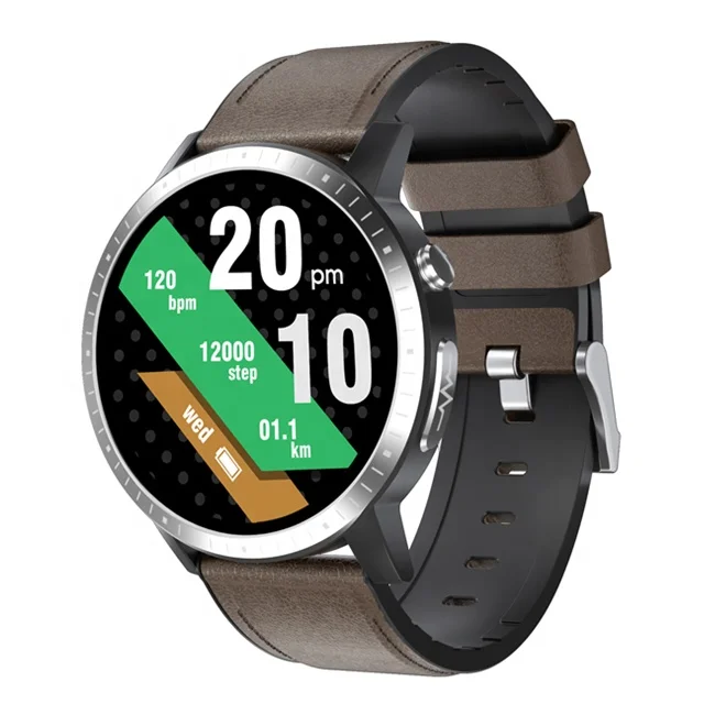 

New Reloj Intelligent Blood Pressure Sports Smart Wristband Sleep Health Heart Rate Fitness Tracker Smart Watch, Black/brown