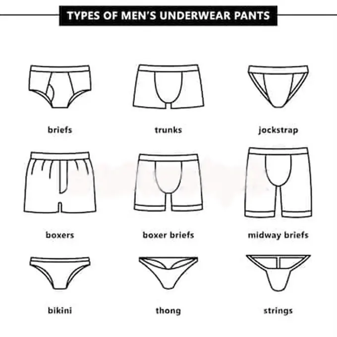 types of swimwear male