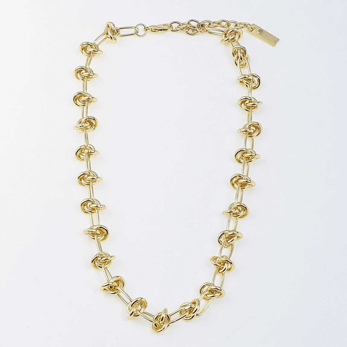 

Minimalist Combination Chain Metal Gold Silver Rope Link Necklace Necklace Trend