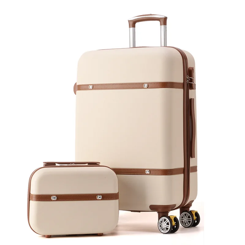 

Classic Suitcase Luggage 24 Trolley Suitcase ABS Travel Luggage Sets With Cosmetic Bags