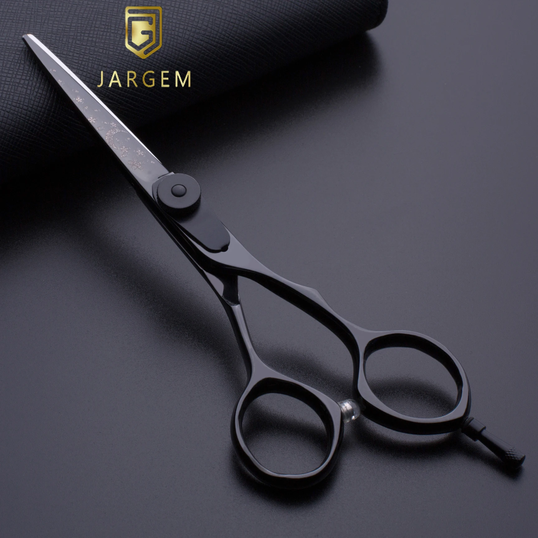 

Japan 440C black coated hair cutting scissors  hairdressing scissors