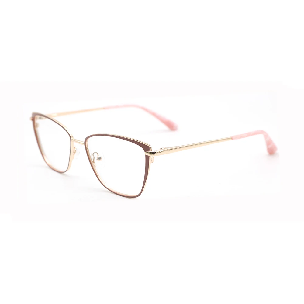 

Ophthalmic import men male small frame stock optical metal eyeglasses, Custom colors