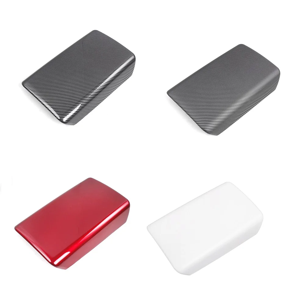 

Center Console Armrest Panel Box Cover For 2021 Model 3 Y, White,red,black,carbon fiber