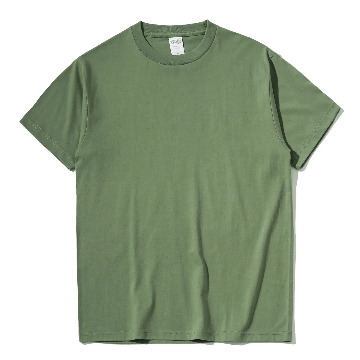 

Loose cotton short-sleeved t-shirt men and women seamless white t-shirt bottoming shirt T-shirt can be printed