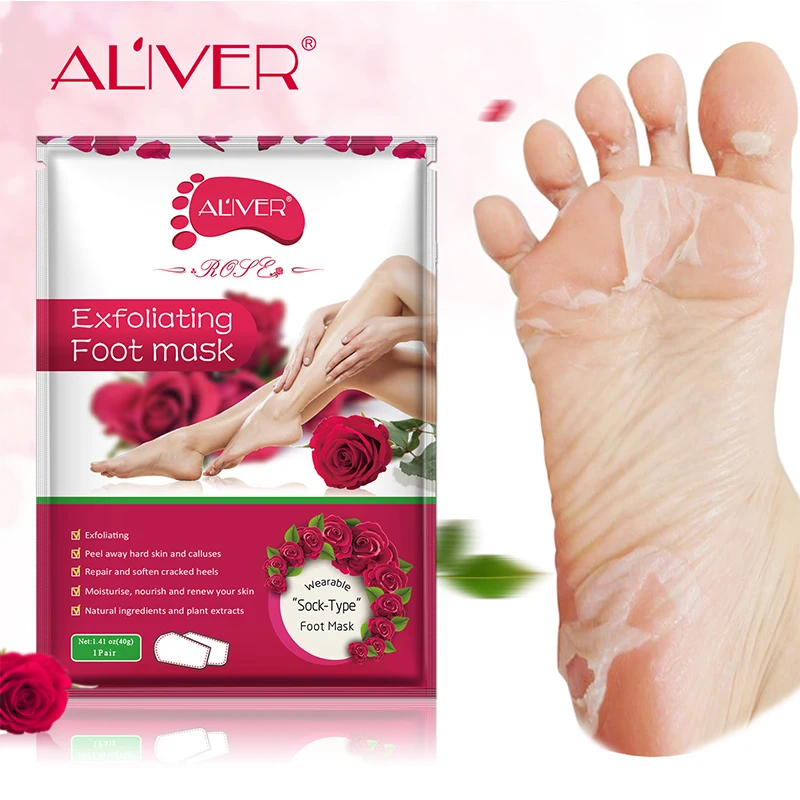 

Custom Logo Peeling Exfoliating Foot Mask Remove Dead Skin Cuticles Natural Herbal Foot Peeling Mask