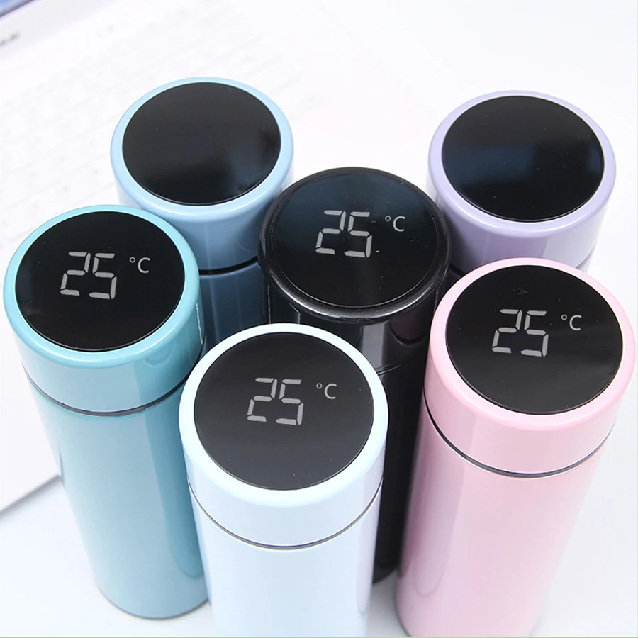 

Wholesale Thermo Capsule Smart Thermometer Bottle Cup, Digital Thermo Thermometer Bottle vacuum flasks & thermoses, Customized colors acceptable