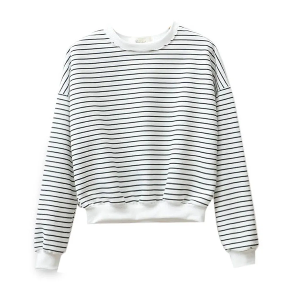 

2020 New fashion Women T-shirt Classic stripe printed Long Sleeve Tops