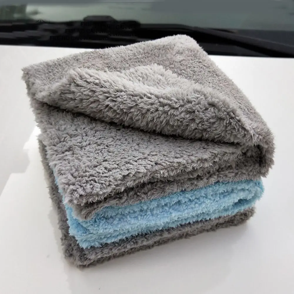 edgeless coral fleece cleaning towel 