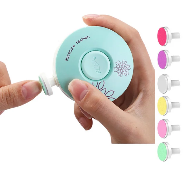 

Best selling factory price electric beauty manicure Device nail clipper trimmer baby nail trimmer, Pink , blue