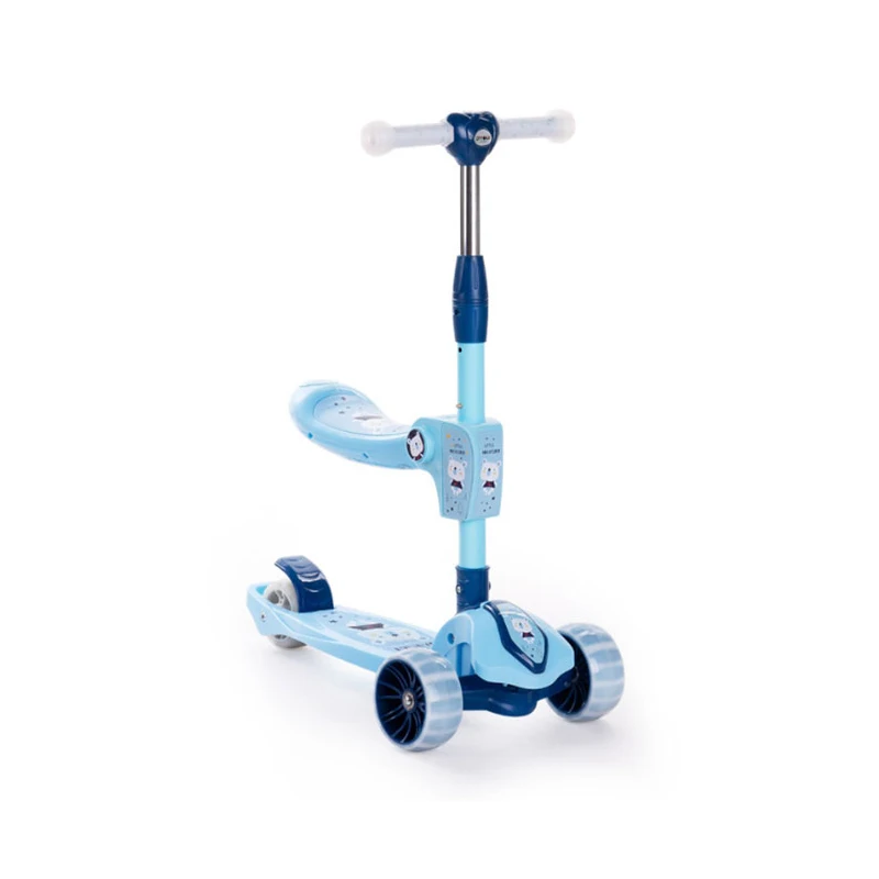 

Children Ages 3-12 Kids Scooter,Toddler Light Up 3-Wheels Baby Scooter/