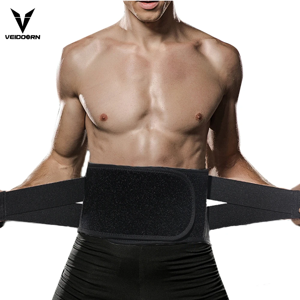 

Sports Gym Adjustable Lumbar Lower Back Support Belt Waist Trimmer Waist Trainer