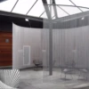 Space Divider Curved SPA Aluminum Wire Curtain