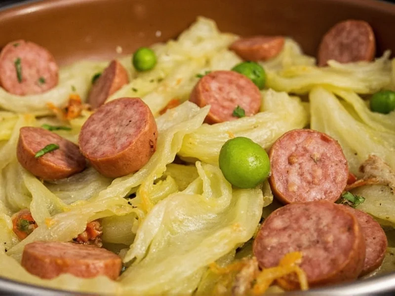 Cabbage Potatoes and Sausage: Classic One-Pan Recipe