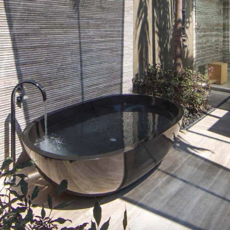 Wholesale Luxury Black Marble Stone Soaking Tub Bathtub - Buy Marble ...