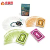 High quality printing paper toy game playing drinking/table/pokemon/flash/bingo/trading/memory/board card game with box set