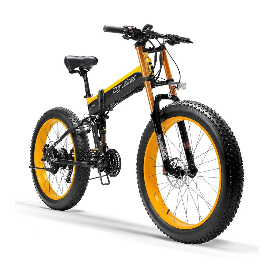 

Cyrusher XF690 Plus Big Fork Folding Fat Ebike