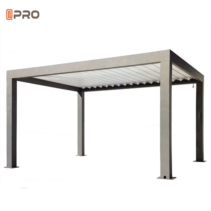 

2021 Latest Motorised Rail Mirador Lamee Aluminum Per Pergola, Customized colors