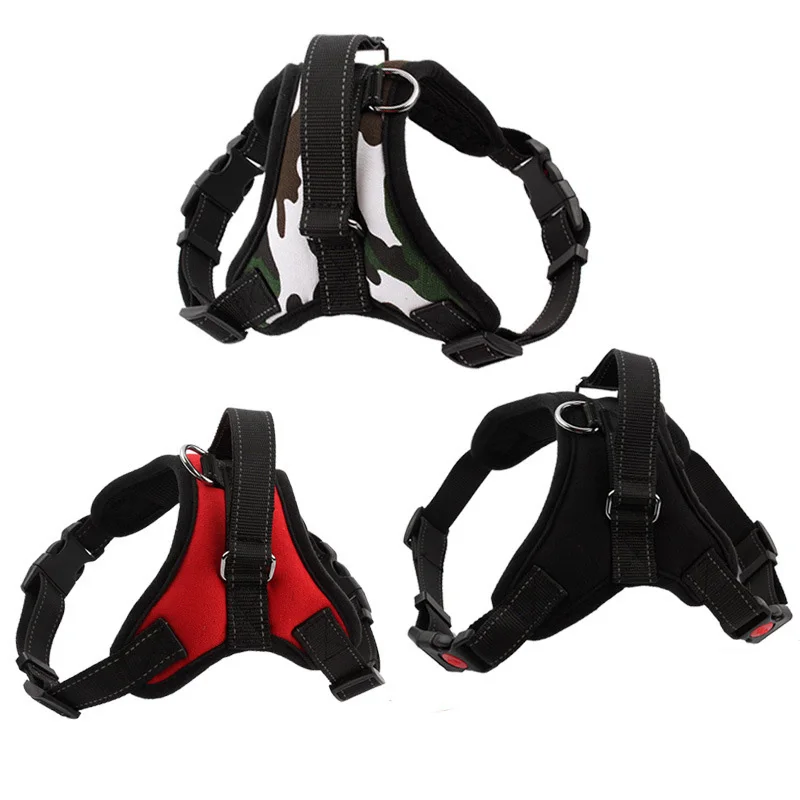 

FREE SHIPPING Fashion Adjustable Straps Reversible 17 Colors Padded Handle Leash Jacket Vest With Safety Buckle Dog Harness, 1/2/3/4/5/6/7/8/9/10/11/12/13/14/15/16/17
