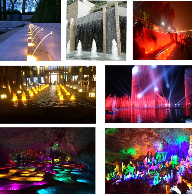 underwater fountain light