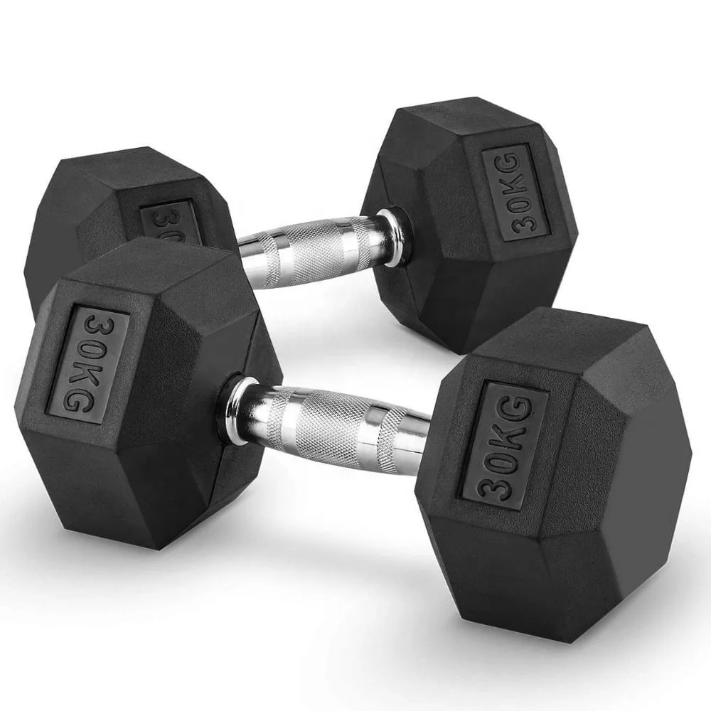 

Gym Weights Hexagonal 2.5kg 5kg 7.5kg 10kg 12.5kg 15kg 17.5kg 20kg Black Hex Rubber Dumbbells Set Hex dumbells For Free weight