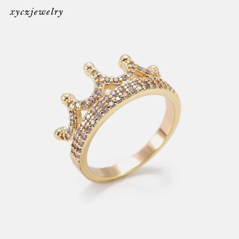 

Hot selling jewelry gold plated crown rings, Picture