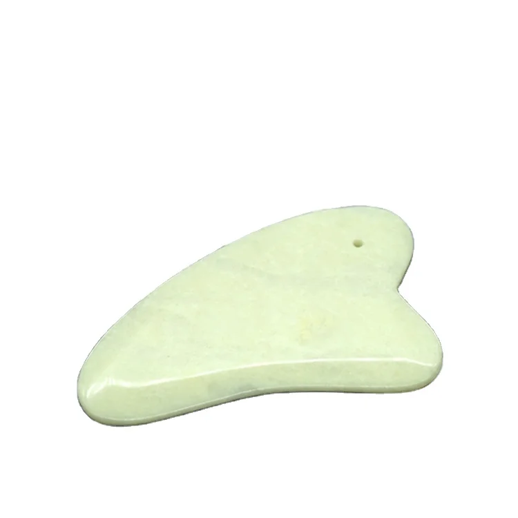 

Real Natural XiuYan Jade Gua Sha Facial beauty Scraping Massage Jade GuaSha, Green