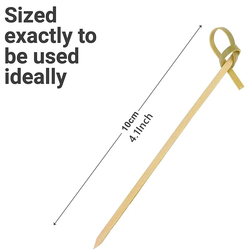 Food Grade Elegant Knot Canape Cocktail Sticks In Bulk Buy Knot