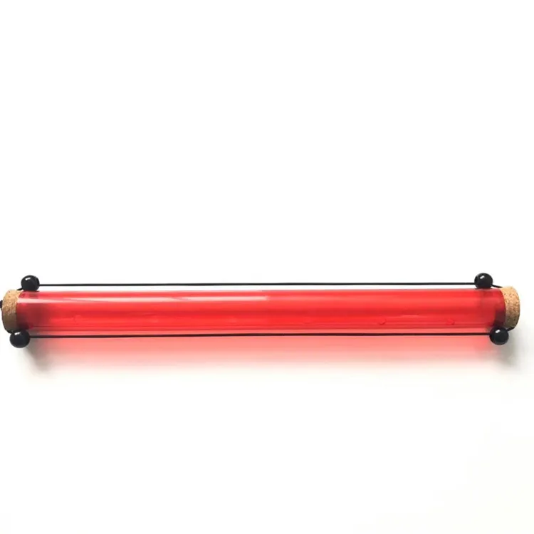 

Suspend long tube transparent bird feeder flower hummingbird feeder