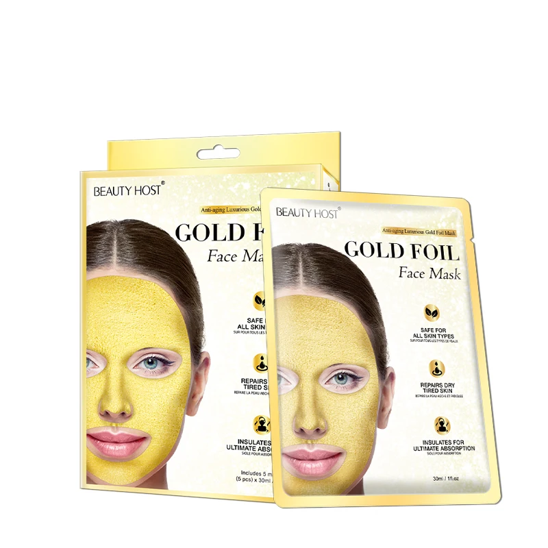 

Private Label Natural Organic Face Care Remove Freckle Anti Dark Spots Moisturizing Skin Care 24k Gold Face Sheet Facial Mask