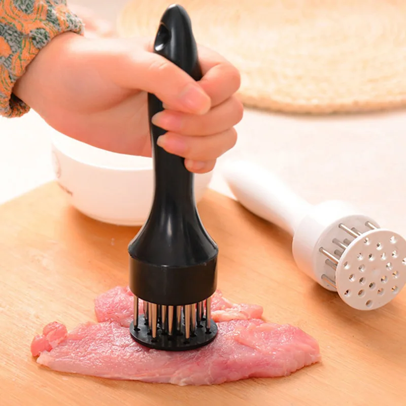 

Ergonomic New Amazon Hot Selling Needle Best Meat Tenderizer Hammer For Kitchen Tool, Black white