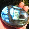 Wholesale Exquisite Natural Labradorite Ore Mineral Crystal Healing Stone Home Decoration Palm Stone