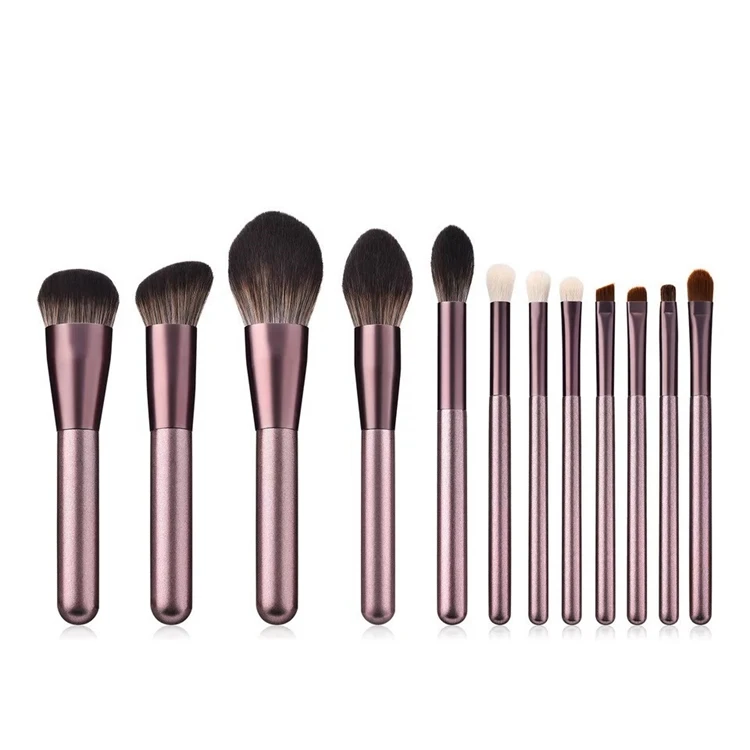 

Professional Manufacture Cheap 12 Pcs Custom Cute Makeup Brush Set, As picture