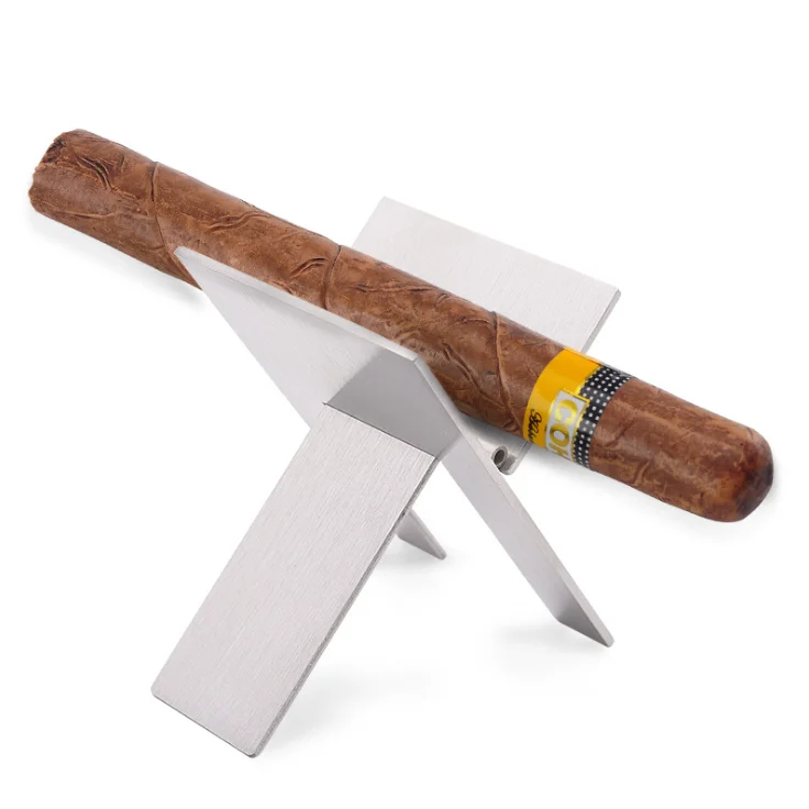 

ashtray resin foldable folding metal stand brass titanium cigar holder