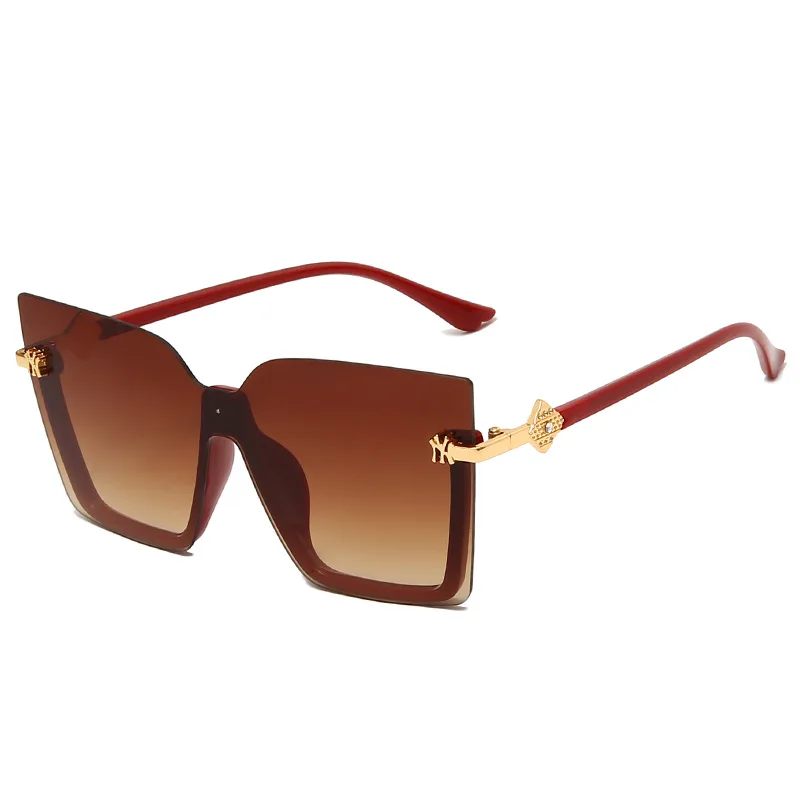 

New Best-Selling 2022 Fashion Trend Personality One Piece Ladies Luxury Outdoor Driving Sunglasses, Custom colors