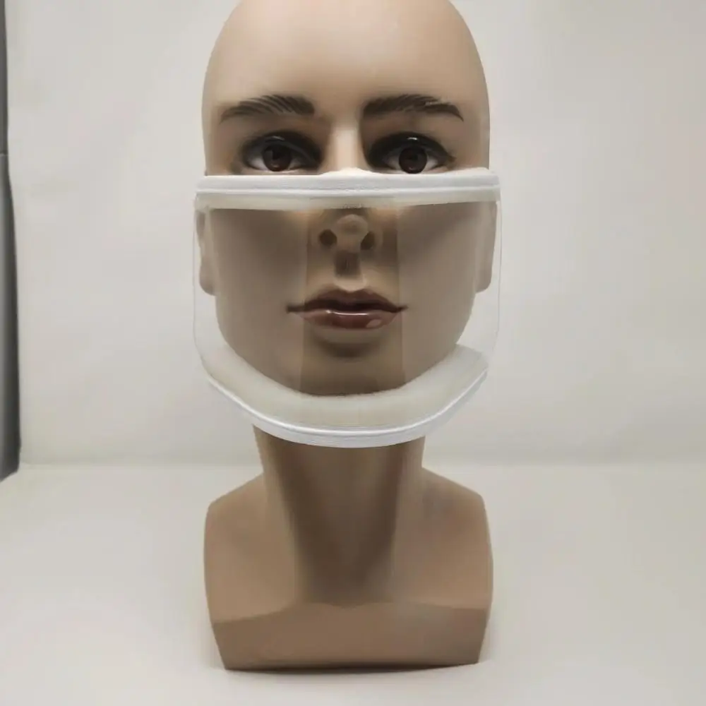 
Blocking saliva particles anti fog adjustable multiple protective face visor anti dust PET sponges environment faceshields  (1600126076715)