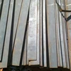 PVC coated fence post round bar Ends of fence post flat