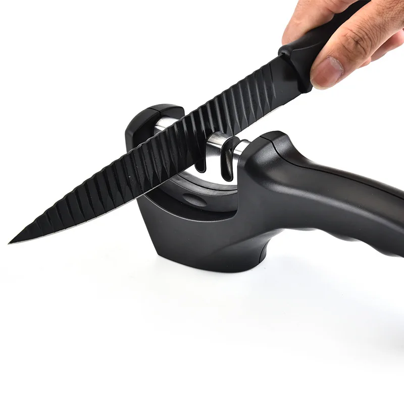
Black Mini Edge Grip 2 Stage Knife Sharpener 
