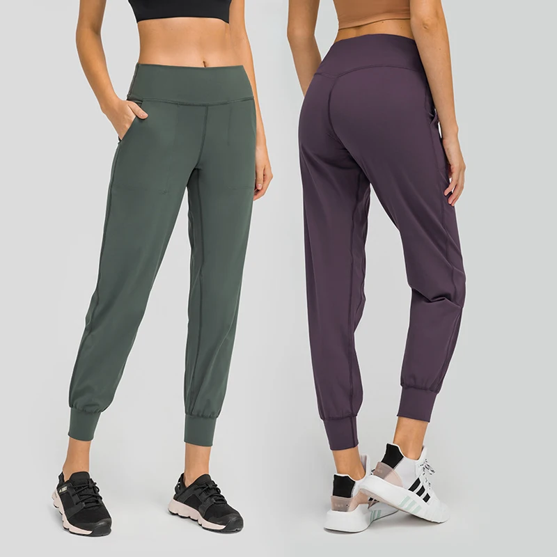 

SHINBENE Workout Gym Joggers Women 4-way Stretch Yoga Pants Fitness Athletic Joggers with Pocket