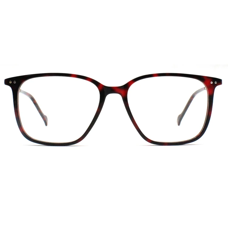 

A006 Italian Designer Vintage Stylish Metal Acetate Combination Myopic Glasses frames