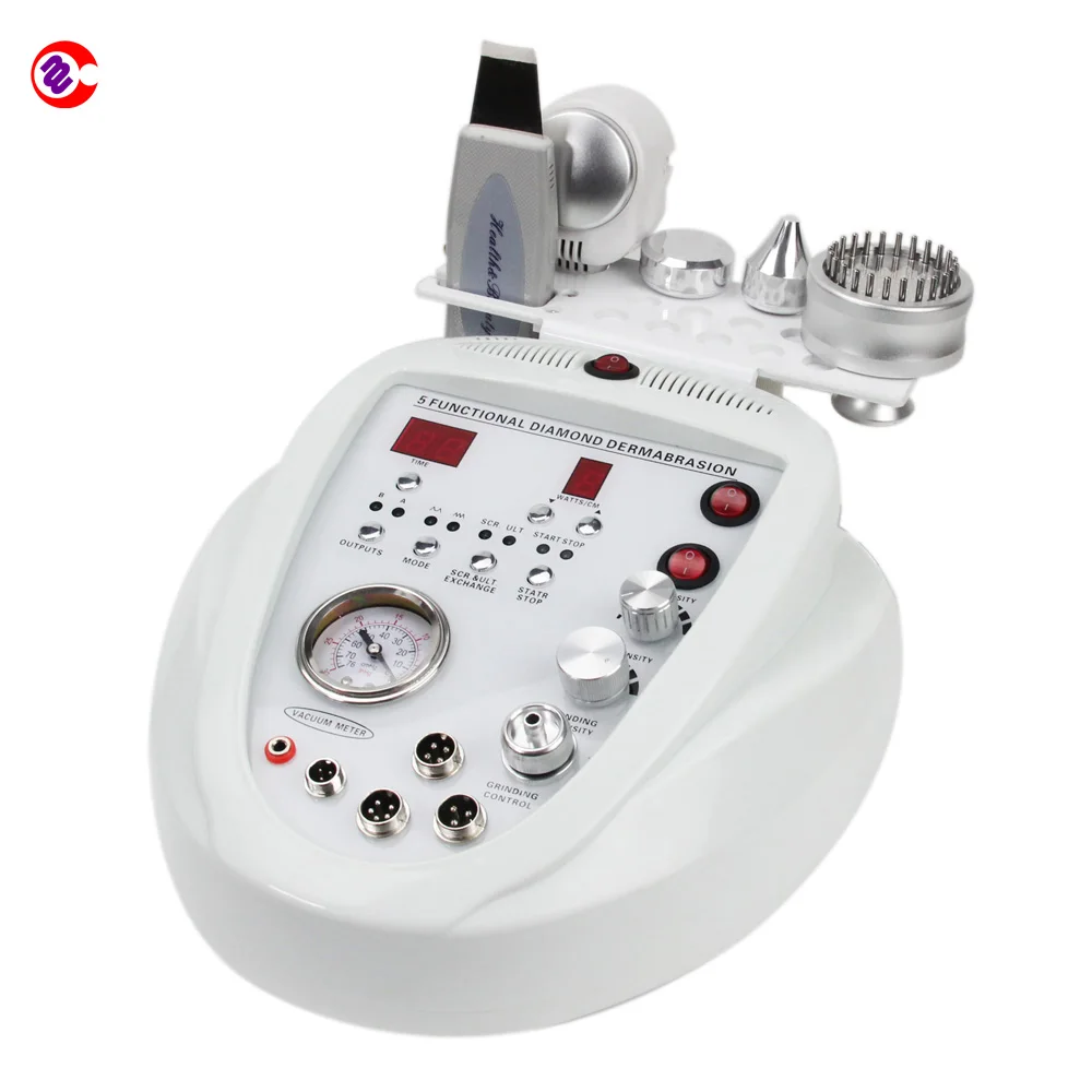 

5 In 1 Face-Lifting Dermabrasion Skin Scrubber Ultrasonic Acne Treatment Face With Microcurrent Body Machine