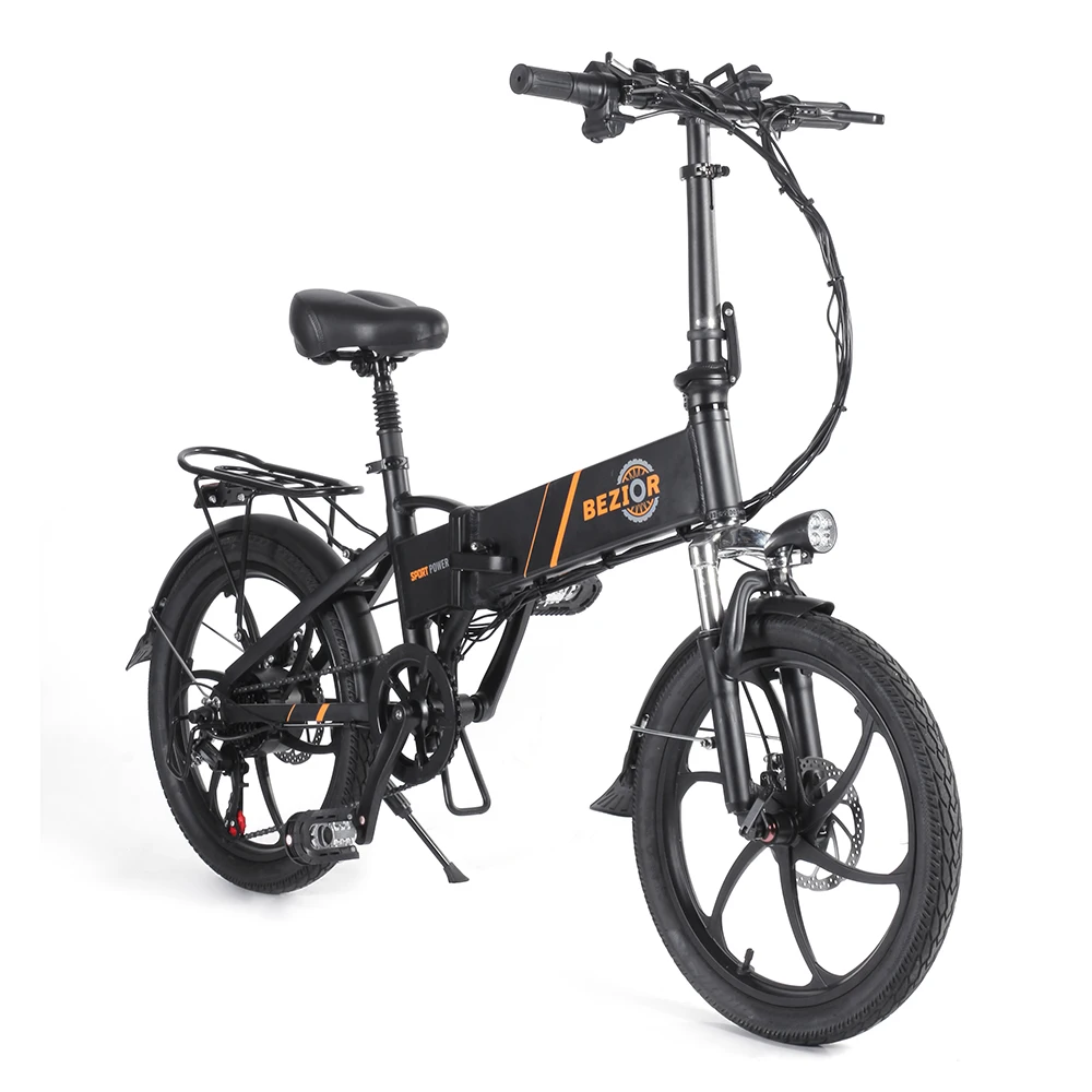 

BEZIOR M20 foldable urban leisure electric bicycle 350W rear motor max speed 35km/h