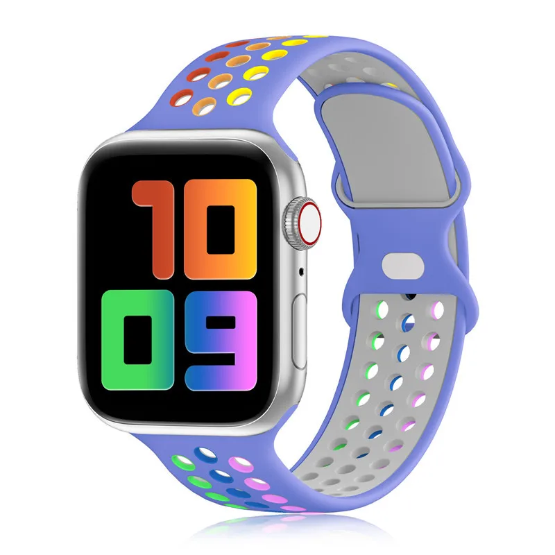 

Solo Loop Strap For Apple Watch 5 Band 44mm 40mm Belt Silicone Bracelet Watchband For Series 6 5 4 3 2 Se
