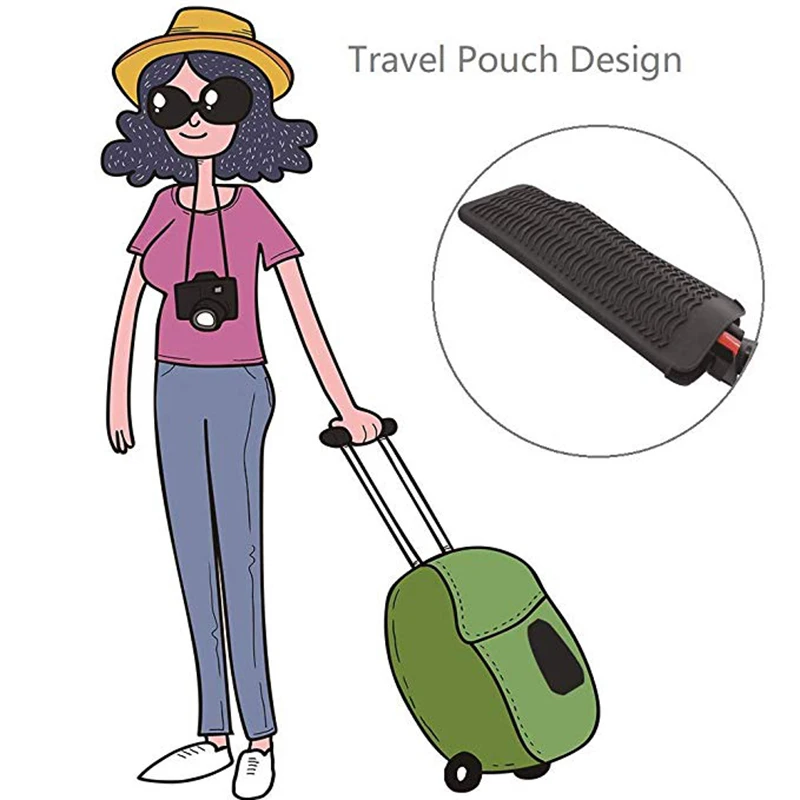 
Fashionable multifunctional silicone insulation receive bag straightener splint silicone pad 