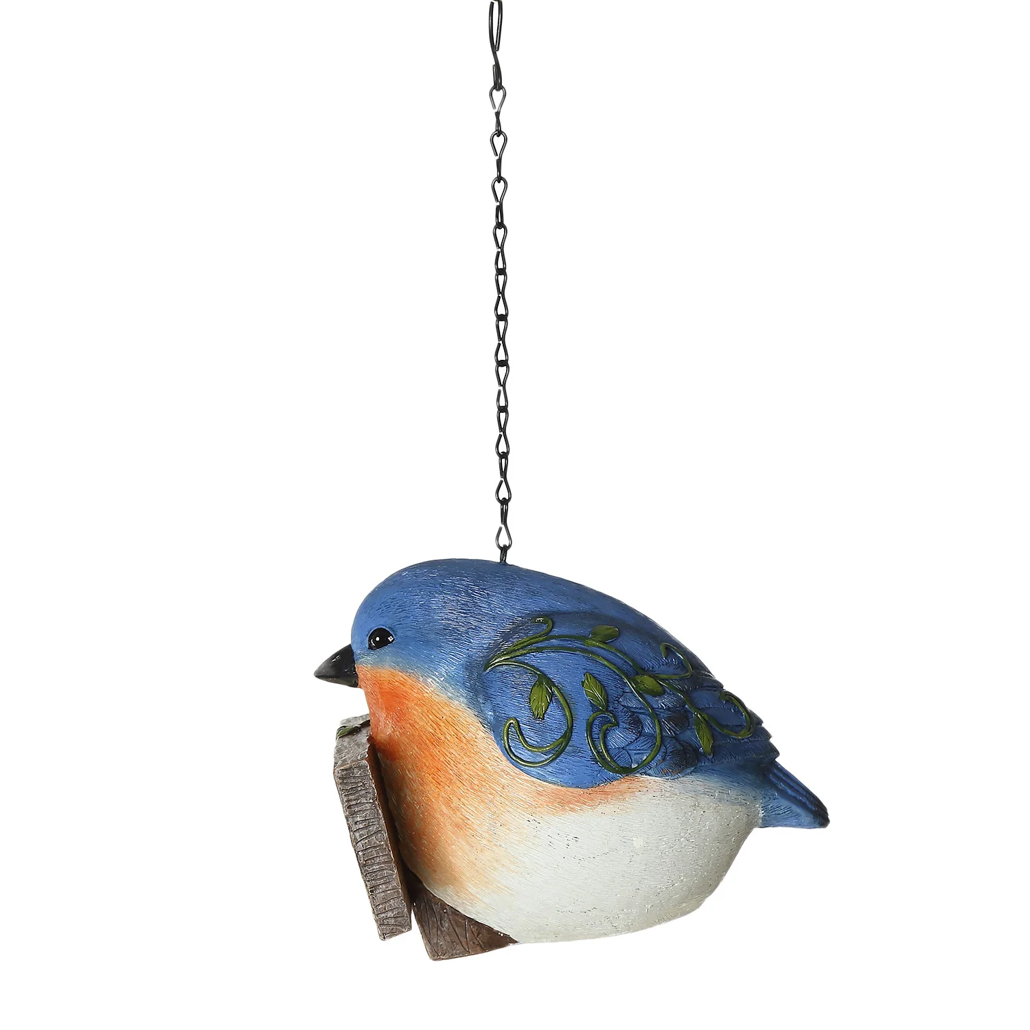 

Birdie Garden Resin Easy Bird Carriers Houses mini bird house for garden decoration, Natural