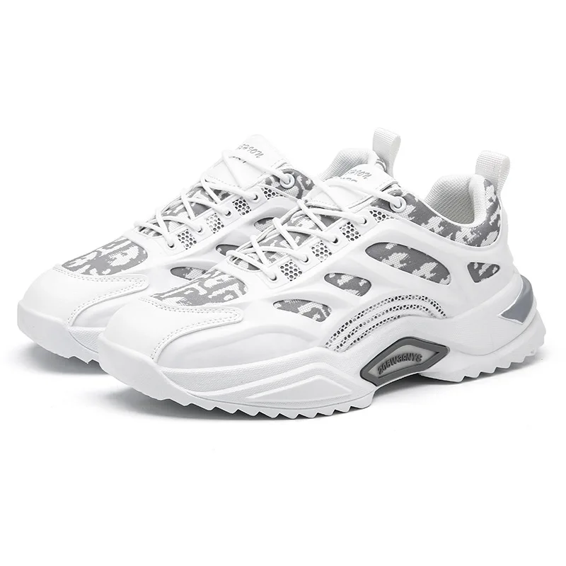 

Wholesale men footwear lace-Up casual breathable sport shoes