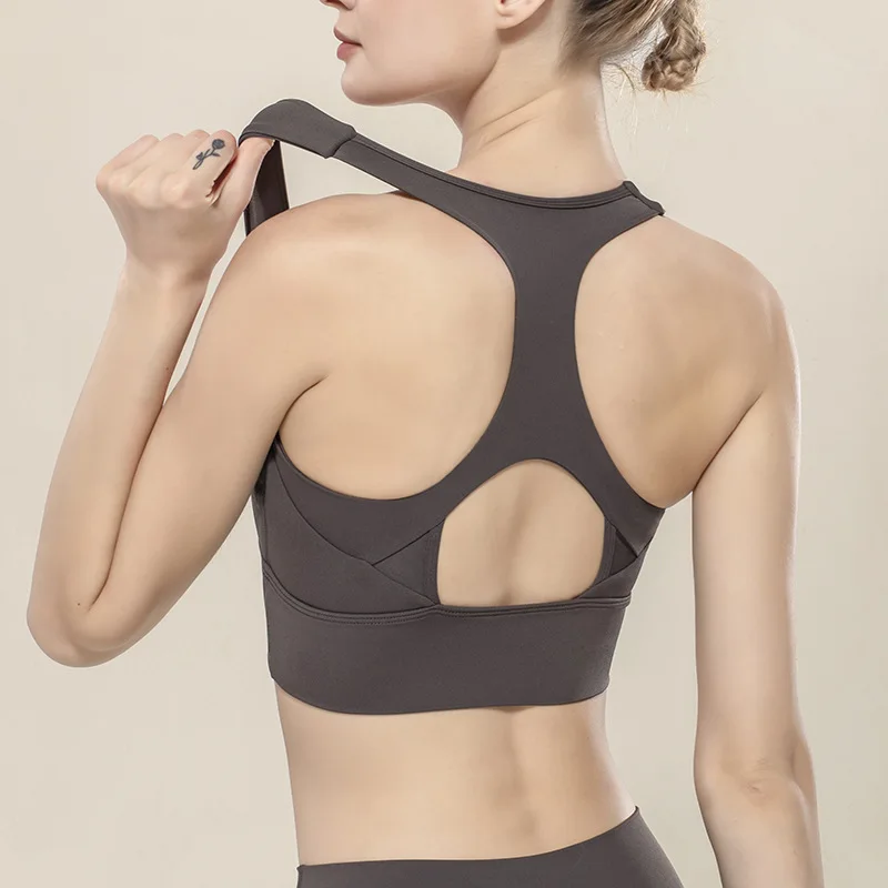 

Openwork Running Shockproof Breathable Sports Underwear Quick-drying Fitness Beauty Back Bra Sexy Seamless Bra